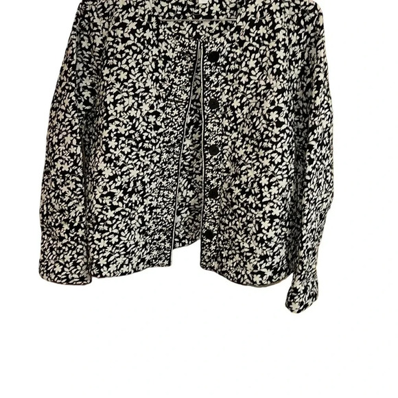 J. Jill Quilted Puffer Floral Blazer Size Small P - Picture 3 of 7